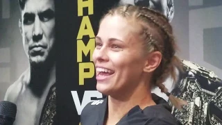 Paige VanZant on win over Racheal Ostovich and prayers for her