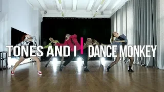 TONES AND I - Dance Monkey | #alberzonefierce choreography | groups