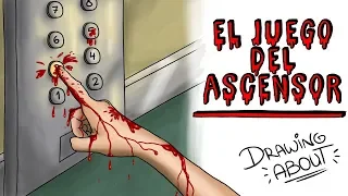 EL JUEGO DEL ASCENSOR EL RITUAL COREANO | Draw My Life (Historia de Terror)