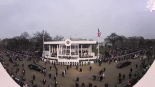 (VIDEO 360) US president Donald Trump's inauguration and parade