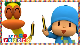 🎒 POCOYO in ENGLISH - Pocoyo Goes to School [ Let's Go Pocoyo ] | VIDEOS and CARTOONS FOR KIDS