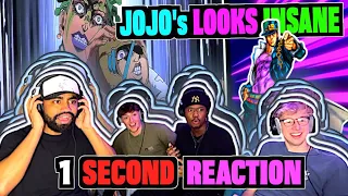 Reacting To 1 SECOND Of Every JOJO Episode | Jojo's Bizarre Adventures