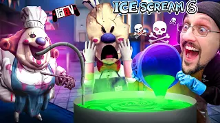 FATTY MATI & the Candy Shop! Baking Sabotage in Ice Scream 6 Friends: Charlie |FGTeeV Funny Gameplay