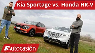 KIA Sportage 2022 vs Honda HR-V| Comparativa SUV / Test / Review en español | #Autocasión