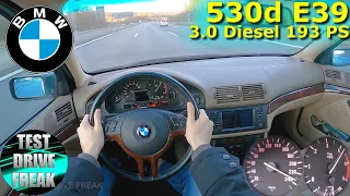 2003 BMW 530d E39 Automatic 193 PS TOP SPEED AUTOBAHN DRIVE POV
