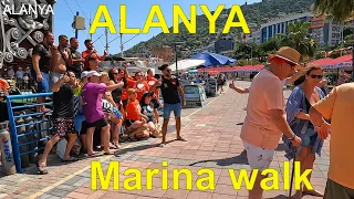 4K TURKEY 🇹🇷 ALANYA Walk to Marina Walking Tour