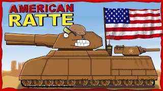 "American Ratte - with voice acting" - Cartoons about tanks