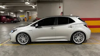 Toyota Corolla Hybrid 2022 - 19x8.5 wheels Jr28 - Michelin pilot 235/35/19 @japanracingwheelz