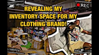 Revealing My Clothing Brand Inventory Space | How to Fulfill Orders for Shopify