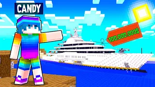Minecraft #066 - MEINE 100.000.000$ YACHT | Die Youtuber-Insel