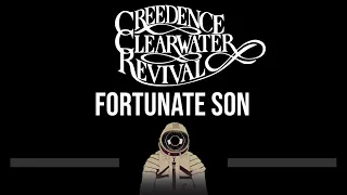Creedence Clearwater Revival • Fortunate Son (CC) (Upgraded Video) 🎤 [Karaoke] [Instrumental Lyrics]