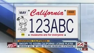 Snoopy license plate approved