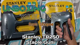 Unboxing Stanley TR250 Staple Gun