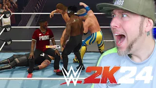 WWE 2K24 we have just seen IShowSpeed bring his own FACTION to WWE