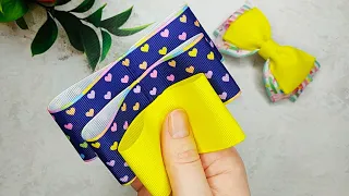 So much easy way to make Hair Bows - Economical Ribbon Bow