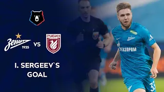 Sergeev`s goal in the match against Rubin