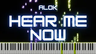 Hear Me Now [sped up] – Alok | Piano Cover by xZeron
