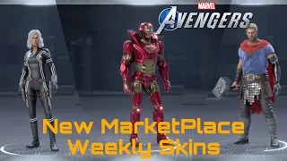 Marvels Avengers MarketPlace Weekly Skins: New Iron Man Promethium Skin