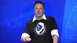 Elon Musk 'quite overcome with emotion' following SpaceX Demo-2 launch