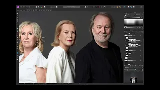 ABBA PhotoShop Enhancement - Before and After