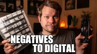 Convert Black and White Negatives to Digital for FREE