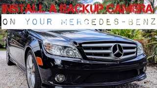 Install Backup Camera on Mercedes C-Class 2007- 2013 Early (2013 LATE & 2014 SEE NOTES*)