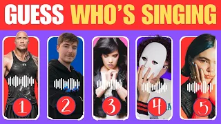 Guess Who's Singing 🎤🎙️🎶|Song Quiz Challenge