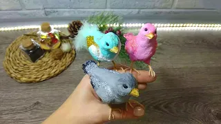 Как сделать ПТИЧЕК своими руками БЫСТРО и ПРОСТО. Поделки. BIRD craft. DIY.