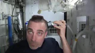 "Close Shave" for Astronaut Chris Cassidy