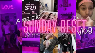 Sunday Reset Routine: being productive, self care, organizing, cleaning, putting laundry away, etc…