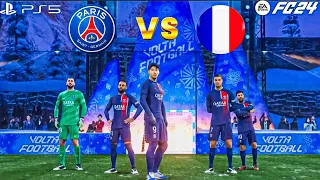 FIFA 24 VOLTA - Ronaldo,Messi,Neymar,Son Best Stars | PSG VS FRANCE