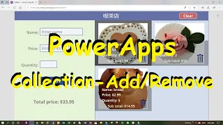 Powerapps: Add/remove items in Collection