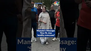 In Saree & Slippers: West Bengal CM Mamata Banerjee Jogs In Madrid | #shorts | N18S | CNBC TV18