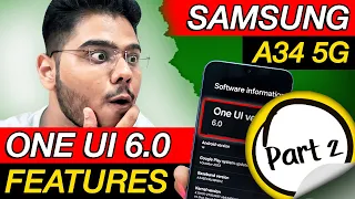 Samsung A34 5G One UI 6.0 Top New Features|Android 14, PART-2
