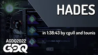 Hades by cgull and tounis in 1:38:43 - AGDQ 2022 Online