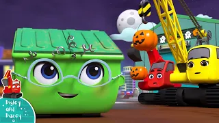 Trick or Treating Prank - Construction Cartoons for Kids | Digley and Dazey