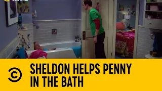 Sheldon Helps Penny In The Bath | The Big Bang Theory | Comedy Central Africa