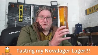 Tasting My Novalager Lager