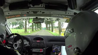 Vechtdal rally 2021 KP2 onboard Peugeot 206 rally cup [P. van Teunenbroek & V. Müller]