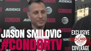 Jason Smilovic interviewed at premiere of #CondorTV a spy thriller on #AUDIENCEnetwork #NowStreaming