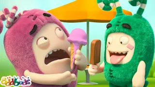 Melty Ice Cream | Oddbods - Food Adventures | Cartoons for Kids