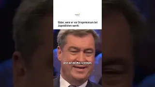 Söder, wenn er vor Drogenkonsum bei Jugendlichen warnt | heute-show #shorts