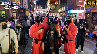 Squid Game Halloween 2021 | Itaewon Seoul Night Walk