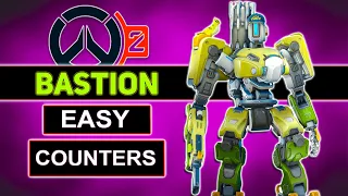 EASILY COUNTER BASTION IN OVERWATCH 2 | BASTION BEST COUNTER GUIDE AFTER REWORK OVERWATCH 2