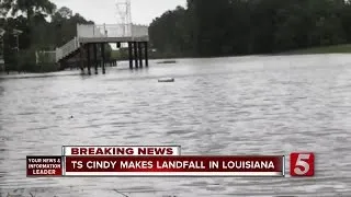 Tropical Storm Cindy Comes Ashore In Southwest Louisiana