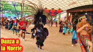 Danza a MICTLANTECUHTLI Diosa Azteca de la muerte, Dia de Muertos Prehispánico