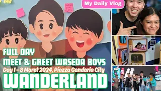 WASEDA BOYS WANDERLAND Meet & Greet DAY 1 - 8 Maret 2024 at Piazza Gancit #wasedaboys #wanderland