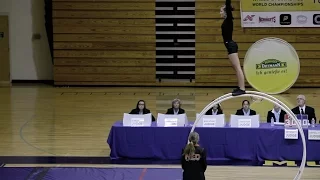 World Championships in Gymwheel 2016 Lotte Verweij vault final 5th Place