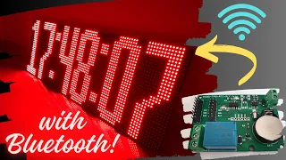 How to make a Big Size Bluetooth Operated P10 LED Clock with Alarm and Brightness Control