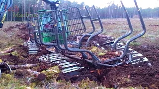 TOP 5 Extreme Dangerous Tree Tractor Control - Fastest Tree Skidder Operator Skill